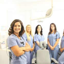 Mullan Gallagher Dental Care - Ciara Gallagher, practice owner and principal dentist with some of the nursing team.