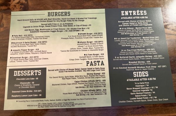 Menu photo 1 The Downtown Grill Austin, MN Menu photo 1 The Downtown Grill Austin, MN
