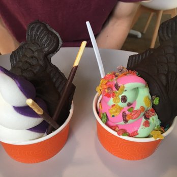 Sweet Society - Swirl mixes from a visit a while ago (but wanted to show you the taiyaki Icecream cups!) - Desserts Near Me - Baton Rouge, Louisiana Sweet Society - Swirl mixes from a visit a while ago (but wanted to show you the taiyaki Icecream cups!) - Desserts Near Me - Baton Rouge, Louisiana