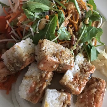 JOEY Eaton Centre - Salmon sushi and salad - Canadian (New) Near Me - Toronto, Ontario JOEY Eaton Centre - Salmon sushi and salad - Canadian (New) Near Me - Toronto, Ontario