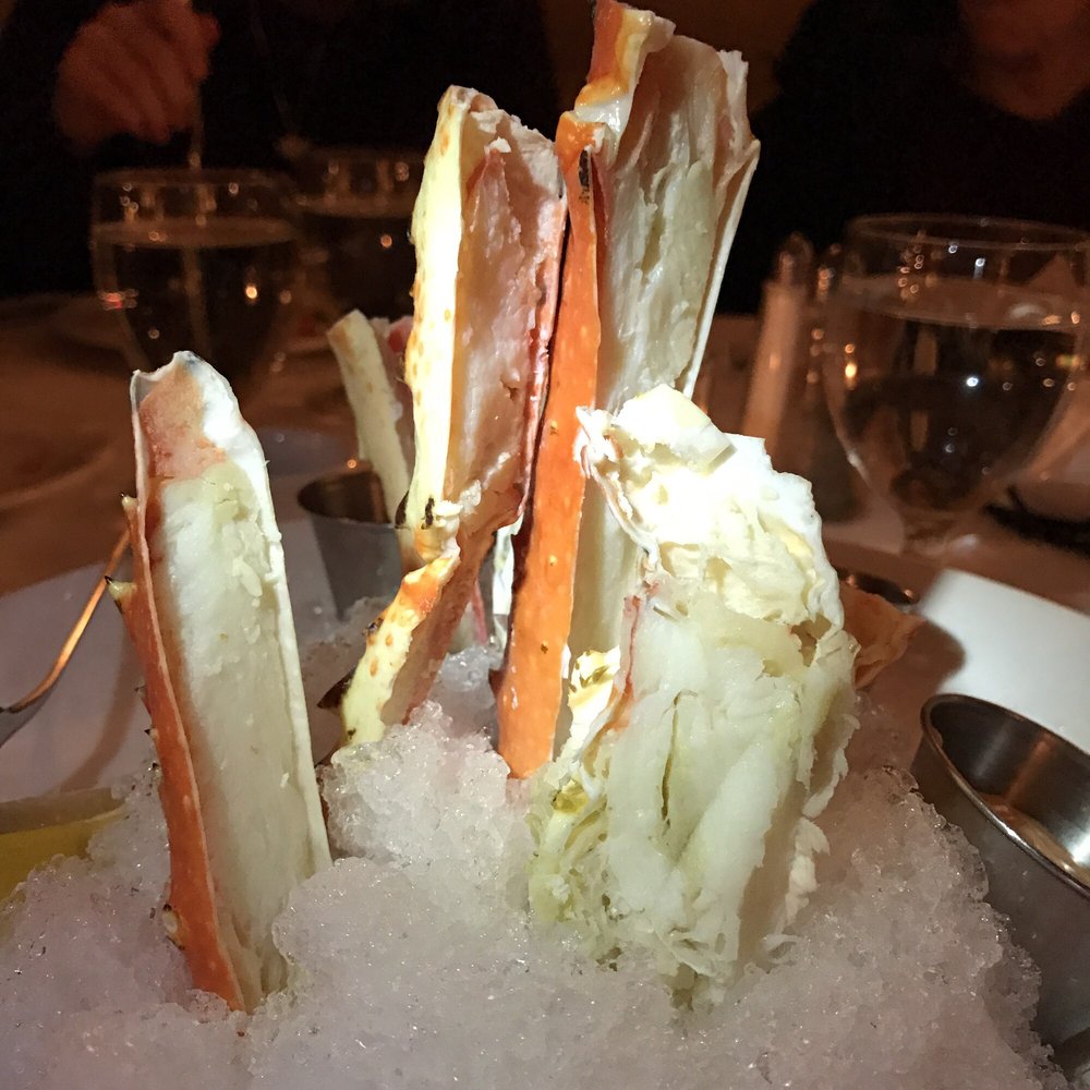 King crab legs - pretty good. Would have preferred a ...