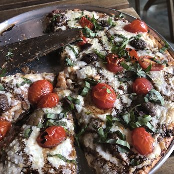The Village Flatbread - Vegan Tuscan. - Pizza Near Me - Calgary, Alberta The Village Flatbread - Vegan Tuscan. - Pizza Near Me - Calgary, Alberta