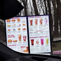 Dunkin' - Menu