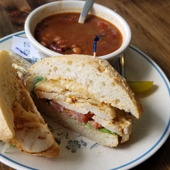 W D Deli - Chicken chipotle parmesan with a cup of three bean vegetarian chili - Delis Near Me - San Antonio, Texas W D Deli - Chicken chipotle parmesan with a cup of three bean vegetarian chili - Delis Near Me - San Antonio, Texas