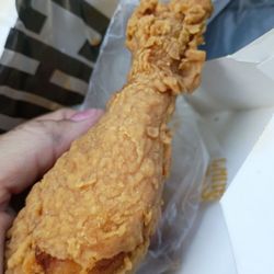 Church's Chicken - Chicken leg dry and old