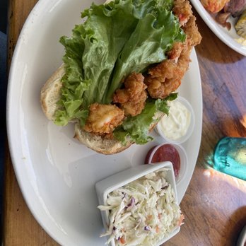 Commander's Shellfish Camp - Shrimp po boy - Bars Near Me - St. Augustine, Florida