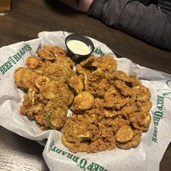 Beef 'O' Brady's - Fried pickles was the nicest tasting thing we bought.