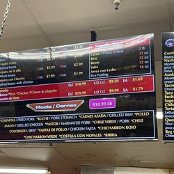 Carniceria Rosita - Food menu