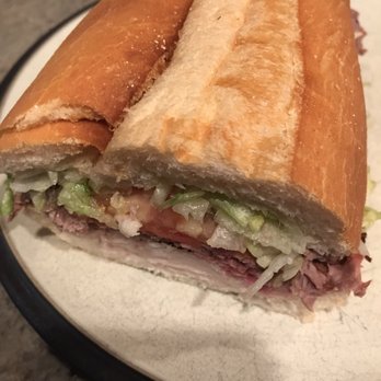 Hershey's Subs and Deli - Roast Beef and Turkey with lettuce, tomato, light oil & vinegar and a side of Russian Dressing! - Sandwiches Near Me - Westfield, New Jersey