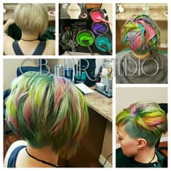 C.B. Hair Studio - Rainbow hair