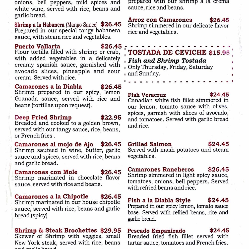 The Granada Restaurant - Menu pics - Mexican Near Me - Burbank, California The Granada Restaurant - Menu pics - Mexican Near Me - Burbank, California