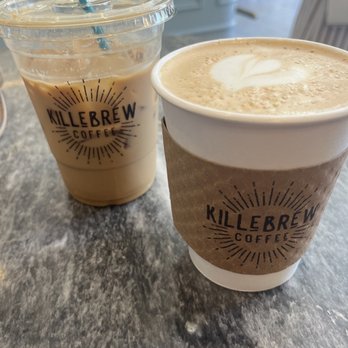 Killebrew Coffee - Iced vanilla latte with oat milk & Cuban latte - Coffee & Tea Near Me - Nashville, Tennessee Killebrew Coffee - Iced vanilla latte with oat milk & Cuban latte - Coffee & Tea Near Me - Nashville, Tennessee