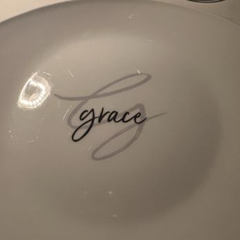 Grace Prime Steakhouse - Love the branded dishware - Steakhouses Near Me - Blue Ridge, Georgia Grace Prime Steakhouse - Love the branded dishware - Steakhouses Near Me - Blue Ridge, Georgia