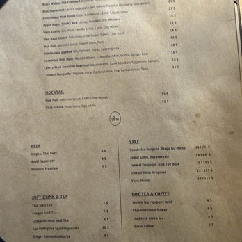 Hed 11 - Drinks menu - Thai Near Me - San Francisco, California Hed 11 - Drinks menu - Thai Near Me - San Francisco, California