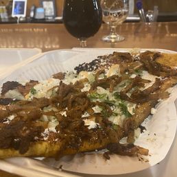 Elote quesadilla at Woods Boss Brewing Company.