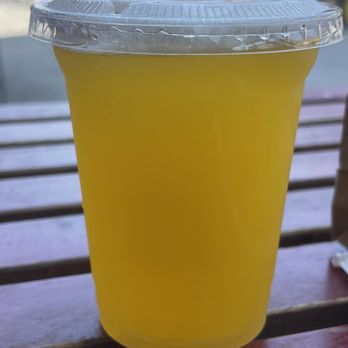 Masa Empanadas - The Mango Margarita to go (and it has Tequilaaaa!!) - Empanadas Near Me - Brooklyn, New York