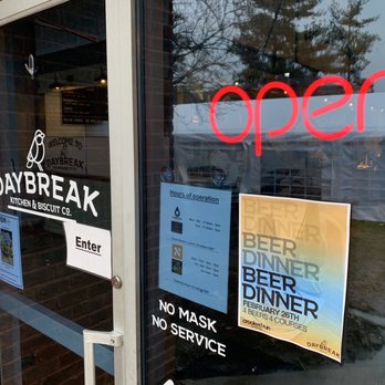 Daybreak Kitchen & Biscuit - They're Open! No Mask No Service - Breakfast & Brunch Near Me - Sterling, Virginia