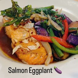 Salmon Eggplant Salmon Eggplant