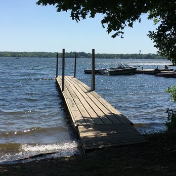 father hennepin state park - Dock lookout to a cove on Mille Lacs Lake. - Campgrounds Near Me - Isle, Minnesota