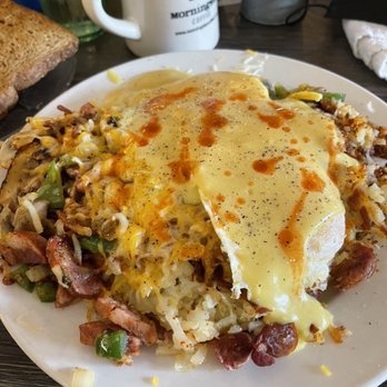 Keys Cafe & Bakery - Cajun Breakfast with Andouille sausage - Coffee & Tea Near Me - Woodbury, Minnesota Keys Cafe & Bakery - Cajun Breakfast with Andouille sausage - Coffee & Tea Near Me - Woodbury, Minnesota