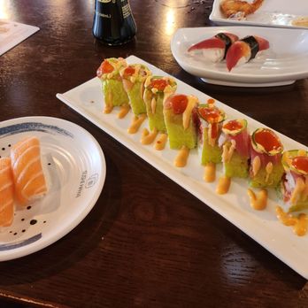 Sushi Haya - Kiss of fire roll, salmon and clam sushi - Japanese Near Me - San Antonio, Texas Sushi Haya - Kiss of fire roll, salmon and clam sushi - Japanese Near Me - San Antonio, Texas