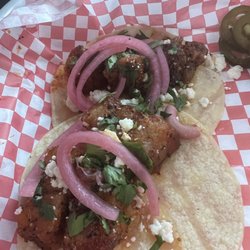The Smokin Silverback - Pork belly tacos (came with 3)