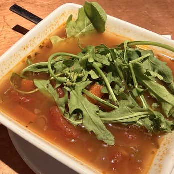City Works - Minestrone soup with a wad of arugula - Sports Bars Near Me - Pittsburgh, Pennsylvania