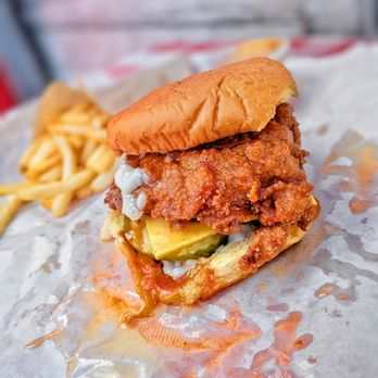 Red Light Chicken - Hot Honey Fried Chicken Sandwich - Chicken Shop Near Me - Chicago, Illinois Red Light Chicken - Hot Honey Fried Chicken Sandwich - Chicken Shop Near Me - Chicago, Illinois
