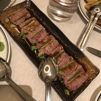 Cipriani - Sashimi beef (seared with yuzu soy, olive and sesame oil) - Italian Near Me - Las Vegas, Nevada