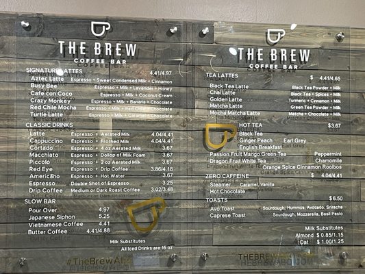 Menu photo 2 The Brew Coffee Albuquerque, NM