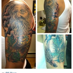 Olde Media Tattoo - Half sleeve