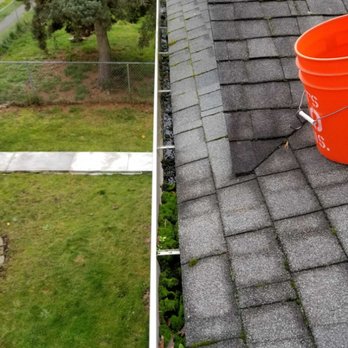 Stewart's Enterprise - Cleaning out of the Gutters by hand! - Pressure Washers Near Me - Auburn, Washington