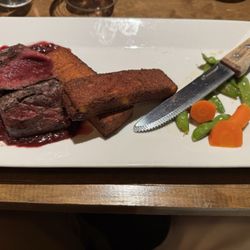 The Cabin Bar & Grill - The Elk with Crispy Polenta Cake!!