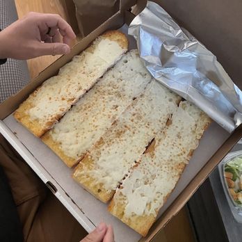 Giovanni's - Order of Cheese Garlic Bread - didn't realize how big it was! - Italian Near Me - Beaverton, Oregon