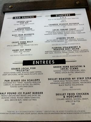 Menu photo 1 The Ice Plant St. Augustine, FL