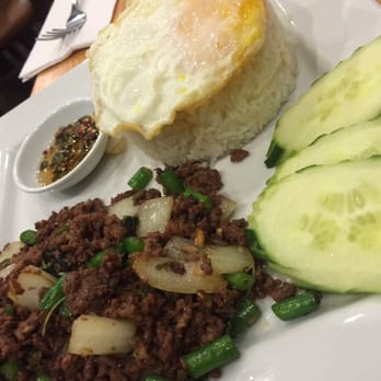 Jatujak - Holy Basil beef with Egg! OMGoodness SOOO delicious! - Thai Near Me - Toronto, Ontario Jatujak - Holy Basil beef with Egg! OMGoodness SOOO delicious! - Thai Near Me - Toronto, Ontario