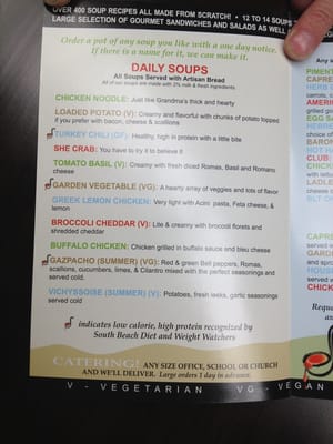 Menu photo 5 Ladles Charleston, SC