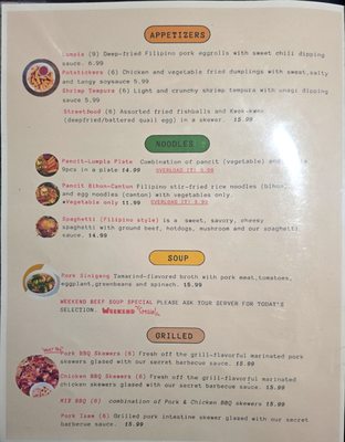 Menu photo 6 Tambayan Phoenix, AZ Menu photo 6 Tambayan Phoenix, AZ