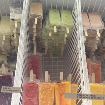 Michoacan A Pedir De Boca - A sampling of the many unique popsicle/paleta flavors. - Ice Cream & Frozen Yogurt Near Me - Bozeman, Montana Michoacan A Pedir De Boca - A sampling of the many unique popsicle/paleta flavors. - Ice Cream & Frozen Yogurt Near Me - Bozeman, Montana
