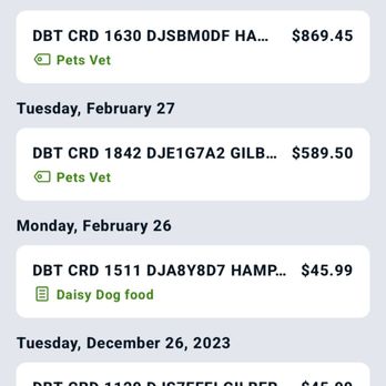 Gilberts Animal Clinic - Proof of money spent from 2023 to 2024 with Red Barn animal hospital of Hampshire and Gilbert's. - Veterinarians Near Me - Gilberts, Illinois Gilberts Animal Clinic - Proof of money spent from 2023 to 2024 with Red Barn animal hospital of Hampshire and Gilbert's. - Veterinarians Near Me - Gilberts, Illinois