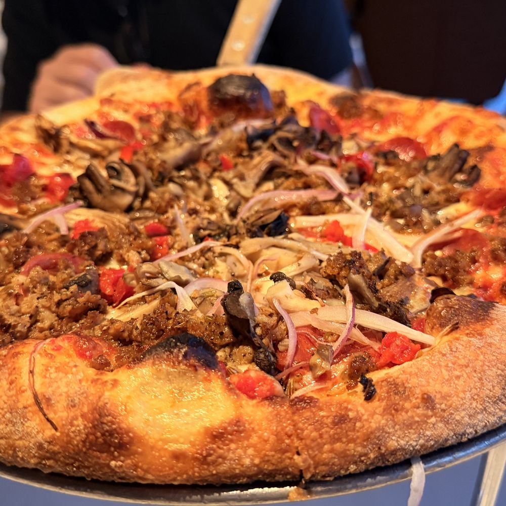 Sonoma Pizza Co. - sausage and mushroom pizza was a treat! - Pizza Near Me - Forestville, California Sonoma Pizza Co. - sausage and mushroom pizza was a treat! - Pizza Near Me - Forestville, California