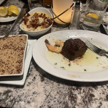 Ruth's Chris Steak House - My 6oz filet was the tasty however it seem to be the last prep for the night . Dinner was missing 2 - Steakhouses Near Me - Savannah, Georgia Ruth's Chris Steak House - My 6oz filet was the tasty however it seem to be the last prep for the night . Dinner was missing 2 - Steakhouses Near Me - Savannah, Georgia