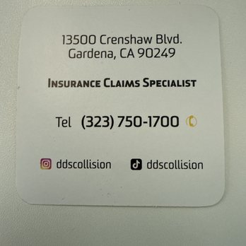 DDS Collision - Info all there for you - Body Shops Near Me - Gardena, California