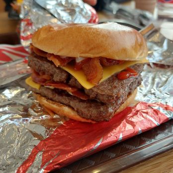 Wendy's - a hamburger with bacon and cheese - Fast Food Near Me - Rosemount, Minnesota