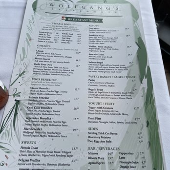 Wolfgang's Steakhouse - Menu 7/2022 - Steakhouses Near Me - Honolulu, Hawaii