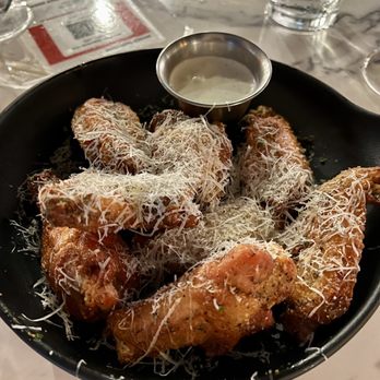 Ballast Point - Crispy lemon pepper garlic parm wings. No joke crispy; the way I like it!! - Brewpubs Near Me - Anaheim, California Ballast Point - Crispy lemon pepper garlic parm wings. No joke crispy; the way I like it!! - Brewpubs Near Me - Anaheim, California