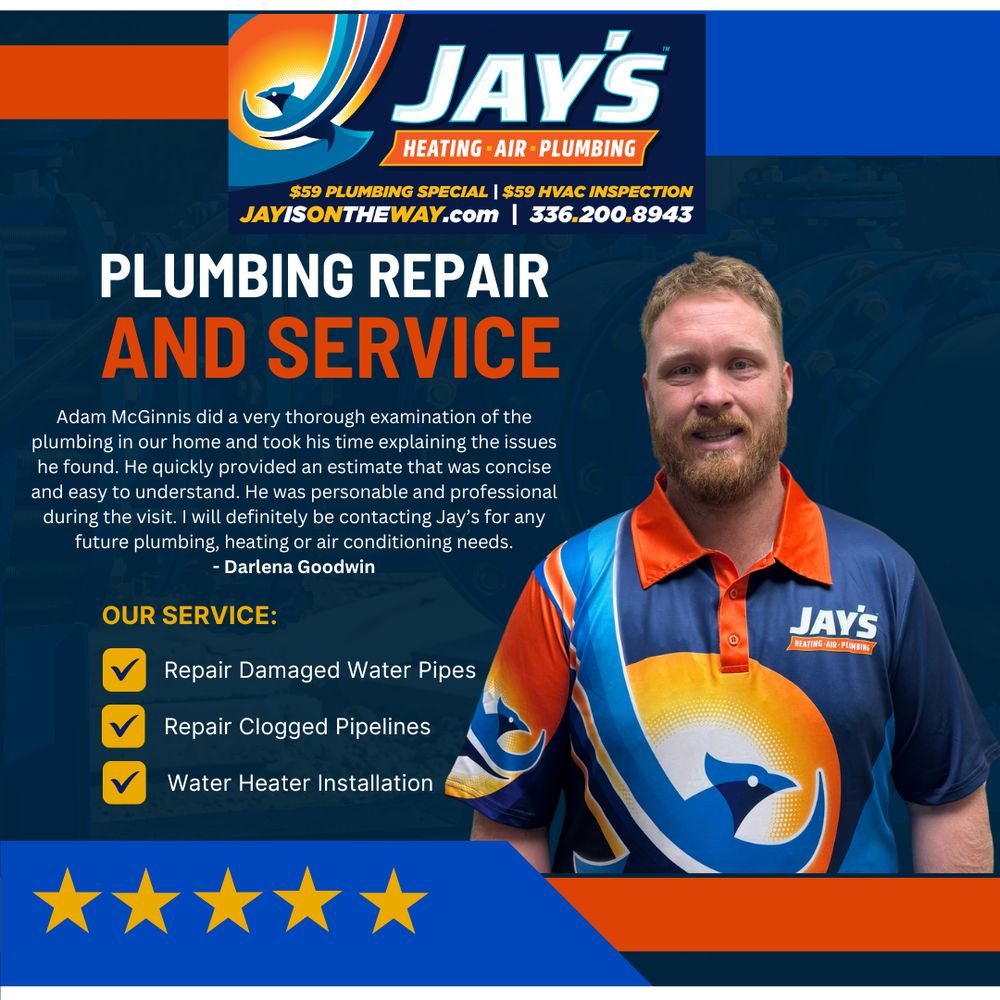 Slide of Jay's Heating, Air & Plumbing