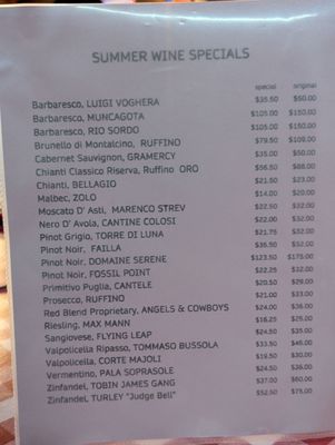 Menu photo 7 Caruso's Tucson, AZ