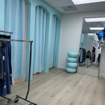 Tenshoppe - "fitting room" that has curtains w/ NO privacy & do NOT close all the way!!! - Women's Clothing Near Me - Cerritos, California Tenshoppe - "fitting room" that has curtains w/ NO privacy & do NOT close all the way!!! - Women's Clothing Near Me - Cerritos, California