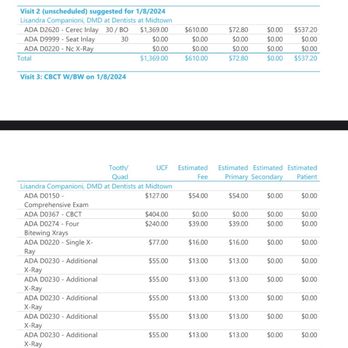 Dentists at Midtown - Receipt - General Dentistry Near Me - Miami, Florida